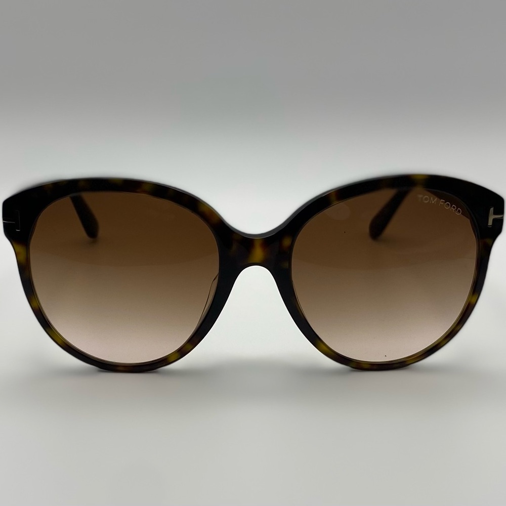 Tom Ford Havana Round Sunglasses